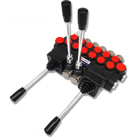 ROZDZIELACZ HYDRAULICZNY 6 SEKCYJNY 40L JOYSTICK
